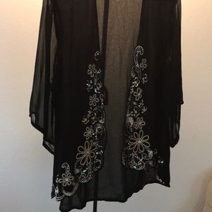 Sale❗️🖤Black silver Cardigan